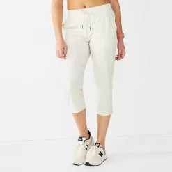 Women's Tek Gear® Woven Straight-Leg Capris -Adidas shop 5257936 Hammock