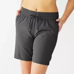 Women's Tek Gear® Woven Bermuda Shorts -Adidas shop 5257937 Charcoal