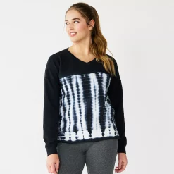 Women's Tek Gear® French Terry Sweatshirt -Adidas shop 5260067 Black