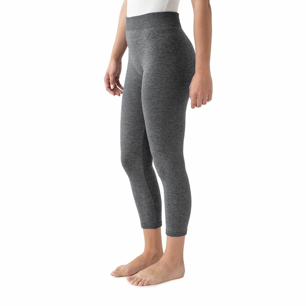 Women's MUK LUKS Fleece Lined Marl Leggings 4 Women's MUK LUKS Fleece Lined Marl Leggings - Image 2