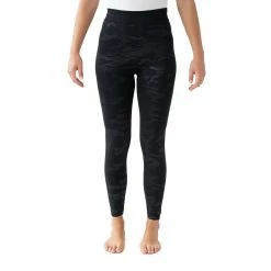Women's MUK LUKS Fleece Lined Embossed Leggings -Adidas shop 5261936 Black Camo