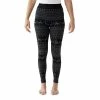 Women's MUK LUKS Jaquard Fleece Lined Leggings -Adidas shop 5261938 Black Gray