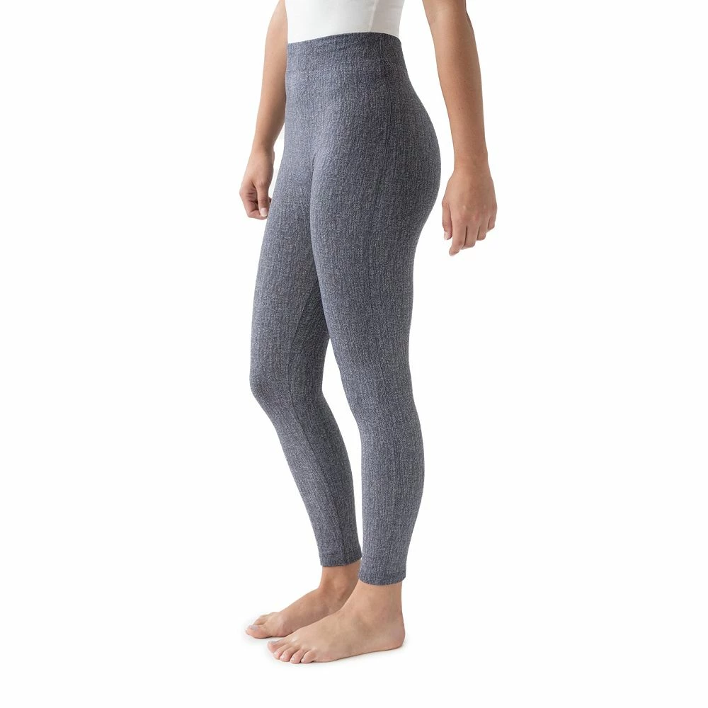 Women's MUK LUKS Faux Denim Leggings 5 Women's MUK LUKS Faux Denim Leggings - Image 3