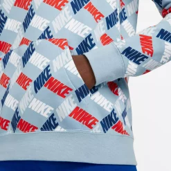 Women's Nike Sportswear Essentials Printed Hoodie -Adidas shop 5267092 ALT4