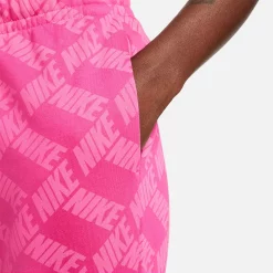 Women's Nike Sportswear Essentials Printed Fleece Midrise Pants -Adidas shop 5267093 ALT3