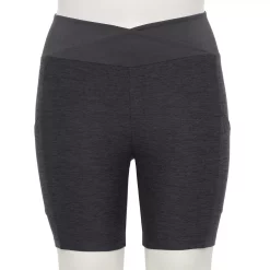 Plus Size Sonoma Goods For Life® Crossover Waist Shorts -Adidas shop 5271326 Storym Abyss