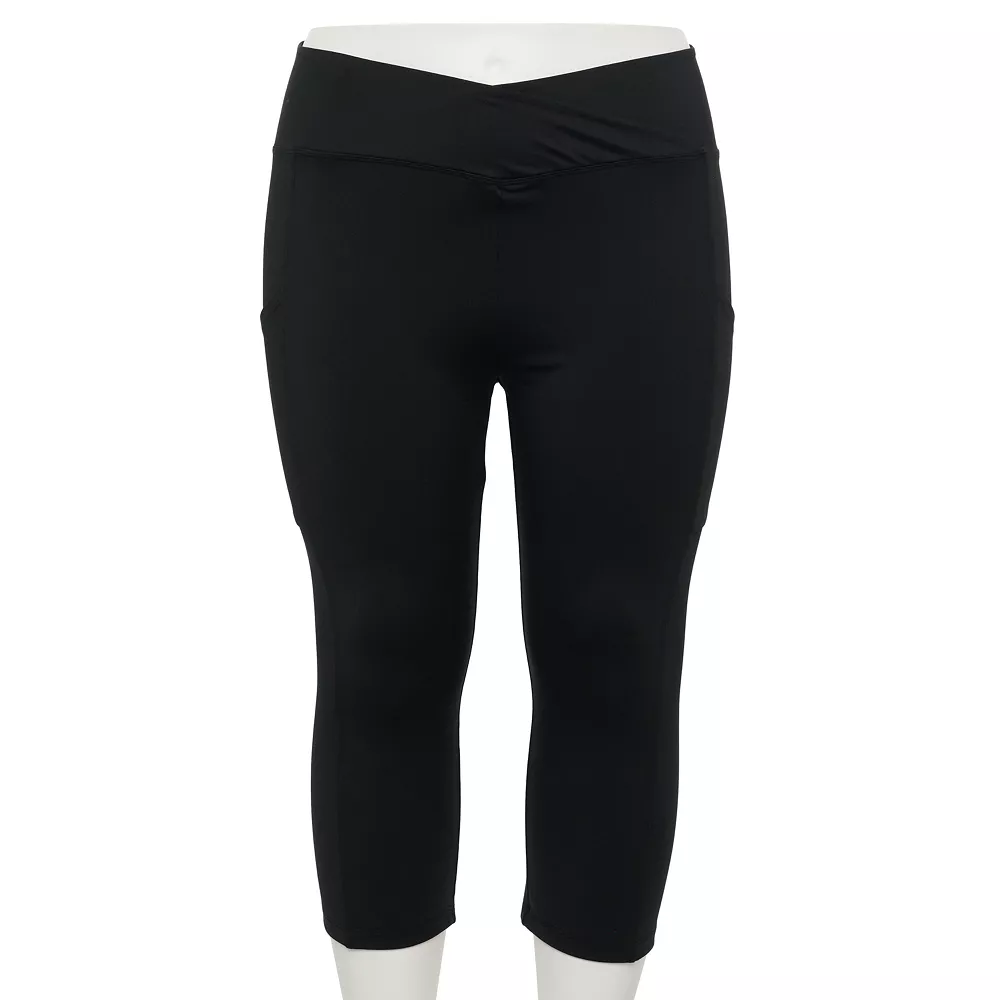 Plus Size Sonoma Goods For Life® Crossover Waist Crop Leggings 3 Plus Size Sonoma Goods For Life® Crossover Waist Crop Leggings
