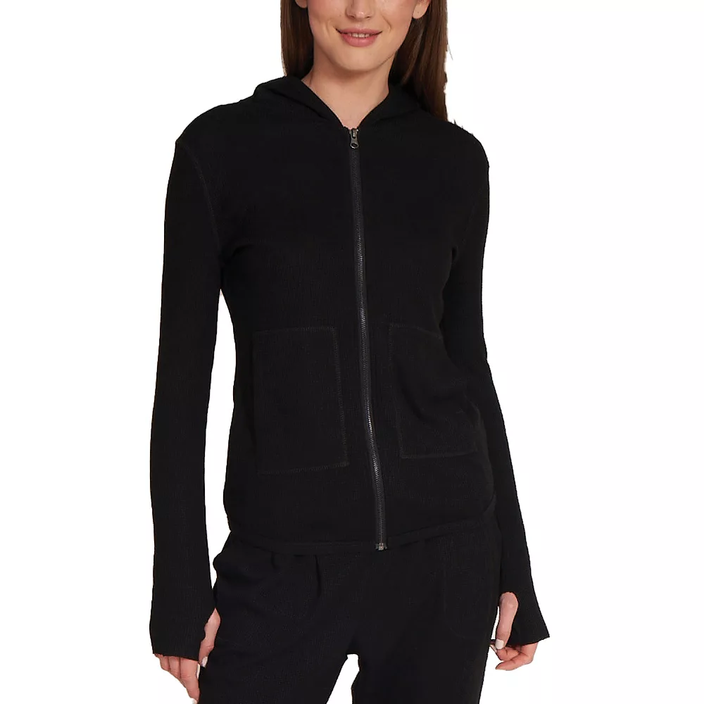 Women's Gottex Studio Waffle Zip-Up Hoodie 3 Women's Gottex Studio Waffle Zip-Up Hoodie
