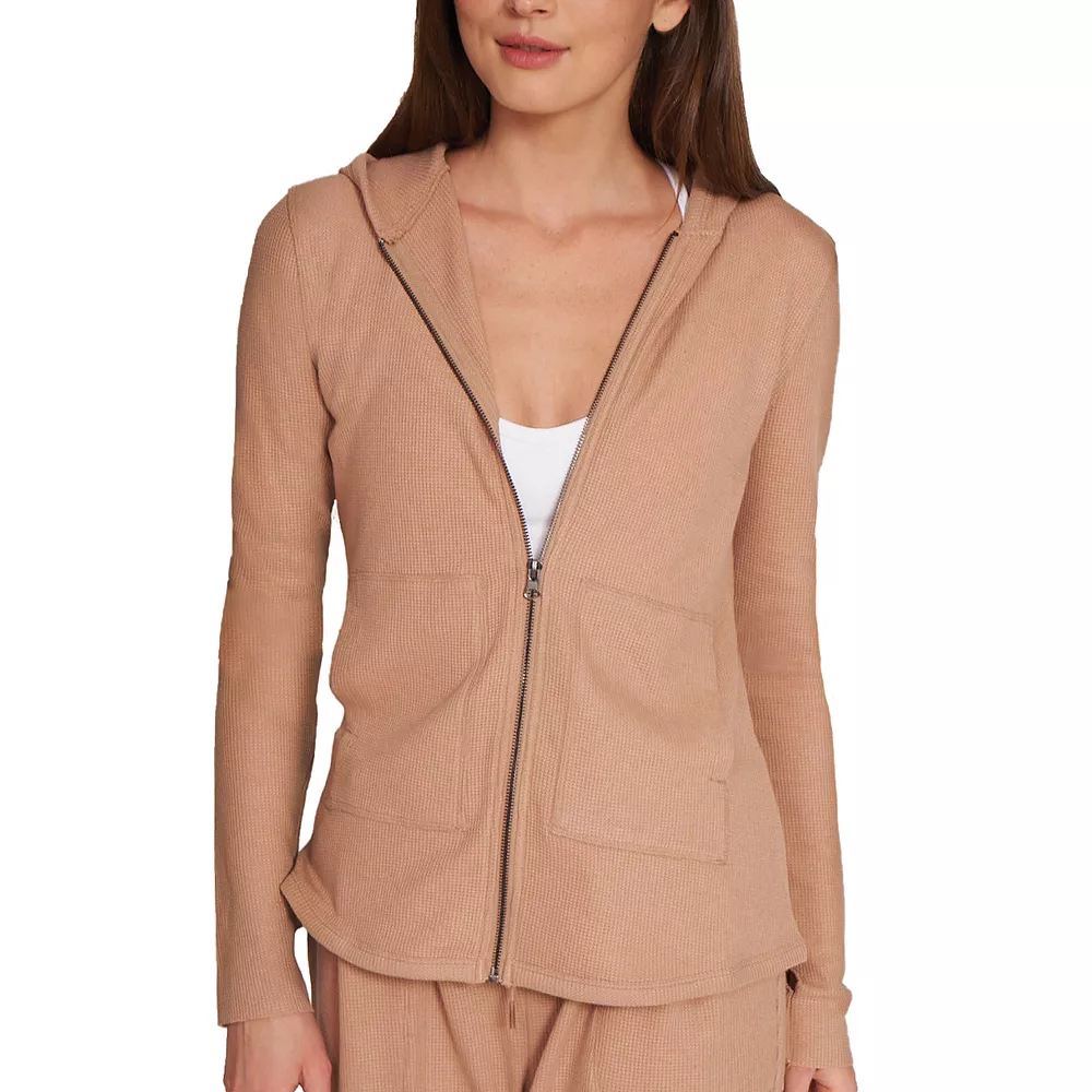 Women's Gottex Studio Waffle Zip-Up Hoodie 4 Women's Gottex Studio Waffle Zip-Up Hoodie - Image 2