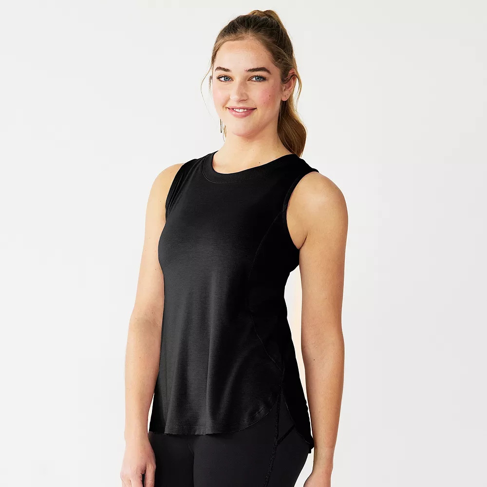 Women's Tek Gear® Easy High-Low Tank 4 Women's Tek Gear® Easy High-Low Tank - Image 2