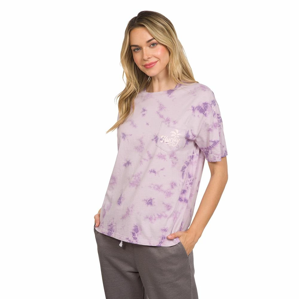 Juniors' Hurley Tie Dye Chest Pocket Tee 5 Juniors' Hurley Tie Dye Chest Pocket Tee - Image 3