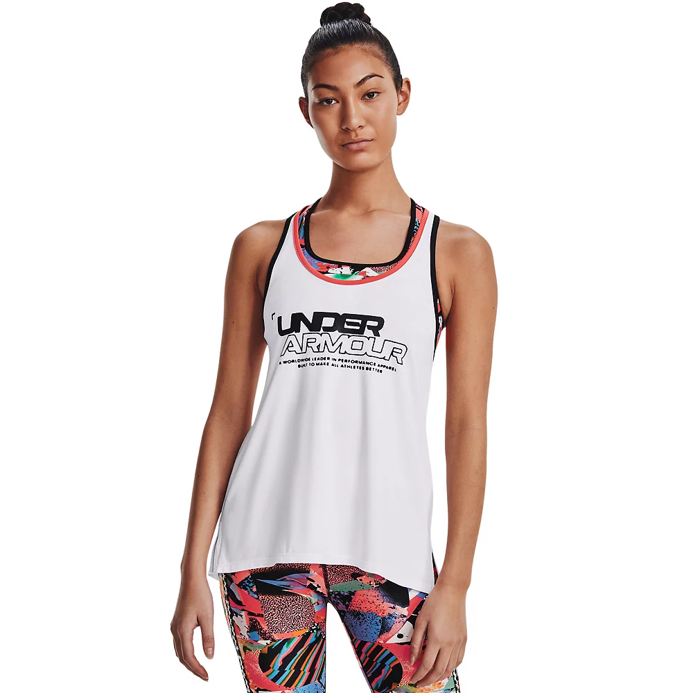 Women's Under Armour Knockout Colorblock Graphic Tank 3 Women's Under Armour Knockout Colorblock Graphic Tank