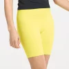 Women's FLX Affirmation High-Waisted Bike Shorts -Adidas shop 5295129 Lemon Sorbet