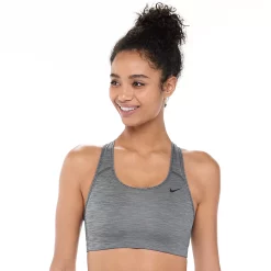 Nike Swoosh Medium-Impact Sports Bra 19 Nike Swoosh Medium-Impact Sports Bra -Adidas shop 5296113 Smoke Gray Heather