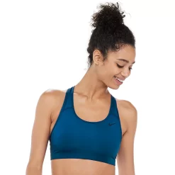 Nike Swoosh Medium-Impact Sports Bra 17 Nike Swoosh Medium-Impact Sports Bra -Adidas shop 5296113 Valerian Blue Black