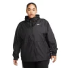 Plus Size Nike Essential Repel Woven Jacket -Adidas shop 5344589 Black White