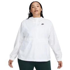 Plus Size Nike Essential Repel Woven Jacket -Adidas shop 5344589 White Black