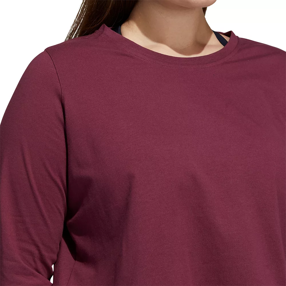 Plus Size adidas Holiday Shine Graphic Crop Top 7 Plus Size adidas Holiday Shine Graphic Crop Top - Image 5