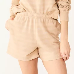 Juniors' SO® Core Boyfriend Shorts -Adidas shop 5464517 Beige Stripe