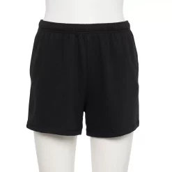 Juniors' SO® Core Boyfriend Shorts -Adidas shop 5464517 Black Luxe