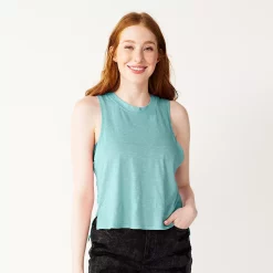 Juniors' SO® Muscle Tank -Adidas shop 5474332 Island Teal