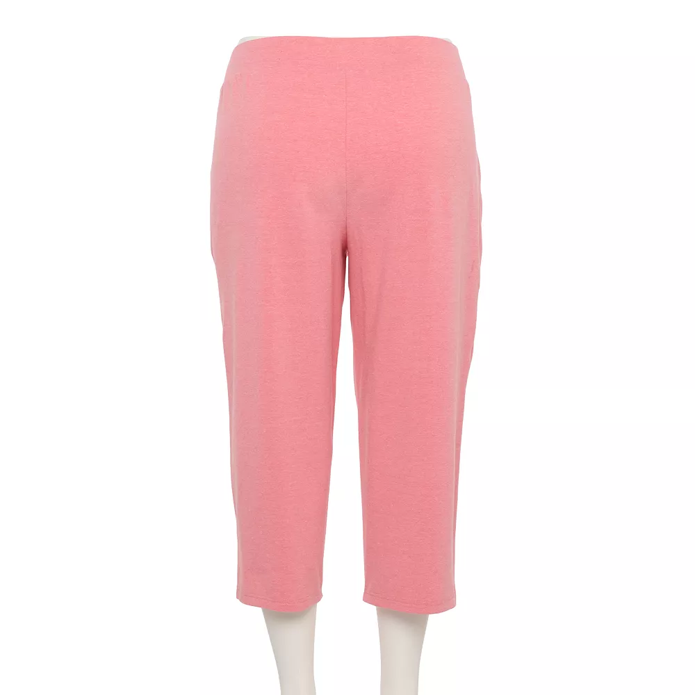 Plus Size Croft & Barrow® Easy Pull-On Knit Capri Pants 5 Plus Size Croft & Barrow® Easy Pull-On Knit Capri Pants - Image 4