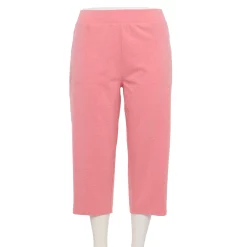 Plus Size Croft & Barrow® Easy Pull-On Knit Capri Pants 7 Plus Size Croft & Barrow® Easy Pull-On Knit Capri Pants -Adidas shop 5478990 Just Coral