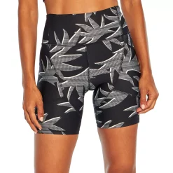 Women's Marika Laura High-Waisted Bermuda Bike Shorts -Adidas shop 5490846 Black Mono Palms