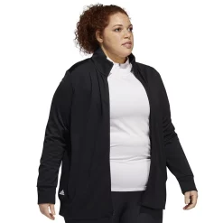 Plus Size adidas Textured Full-Zip Jacket -Adidas shop 5491207 ALT2