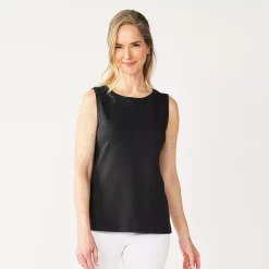 Women's Croft & Barrow® Essential Tank -Adidas shop 5491698 Black