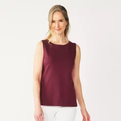 Women's Croft & Barrow® Essential Tank -Adidas shop 5491698 Maroon