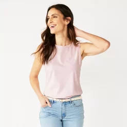 Women's Croft & Barrow® Essential Tank -Adidas shop 5491698 Pink