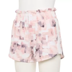 Women's FLX High-Waisted Paperbag-Waist Shorts -Adidas shop 5494541 Painted Strokes