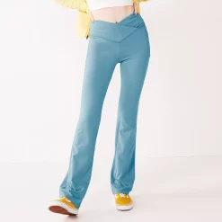 Juniors' SO® Crossover Waistband Flare Legging -Adidas shop 5501563 Cool Storm