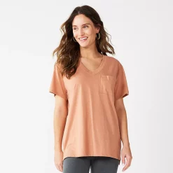 Women's Sonoma Goods For Life® Tunic Tee -Adidas shop 5508079 Cinnamon Brown