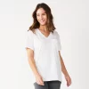 Women's Sonoma Goods For Life® Tunic Tee -Adidas shop 5508079 White