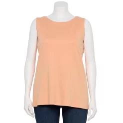 Plus Size Croft & Barrow® Essential Tank -Adidas shop 5509745 Peach