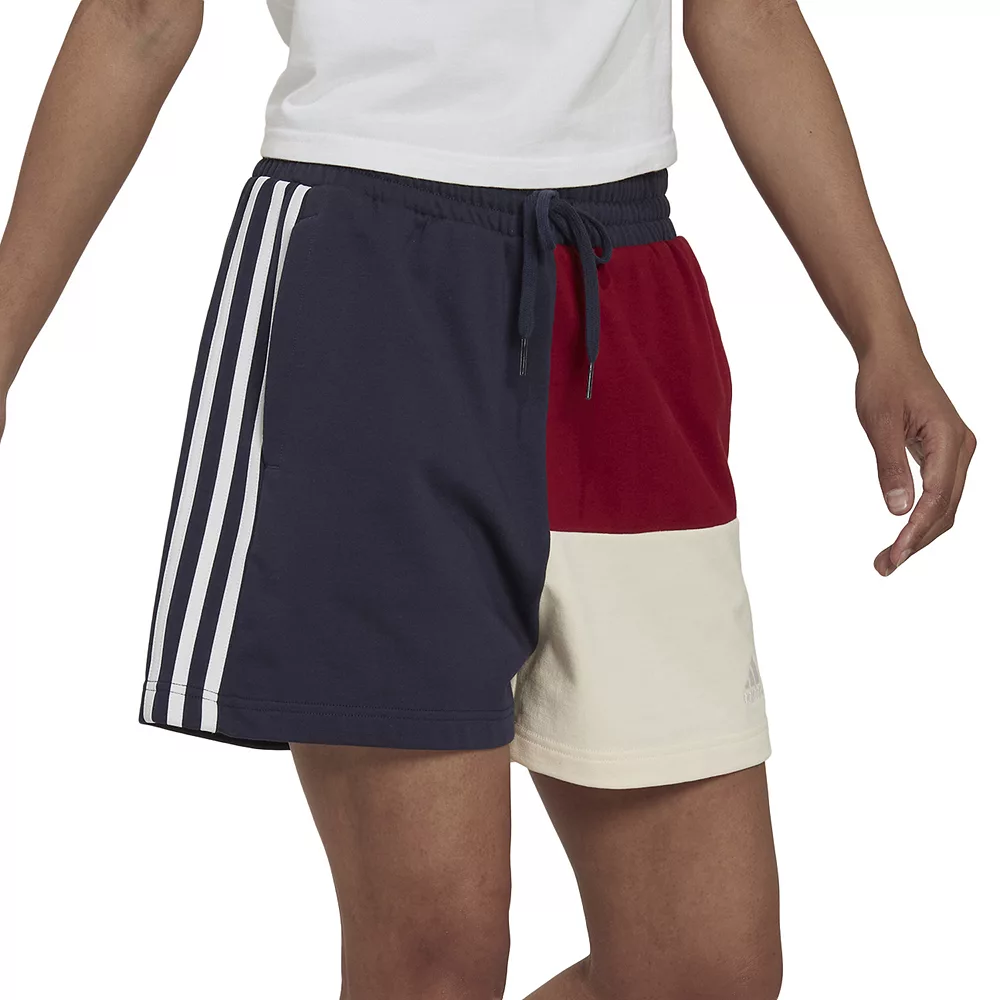 Women's adidas Essentials Colorblock Oversized Shorts 6 Women's adidas Essentials Colorblock Oversized Shorts - Image 4