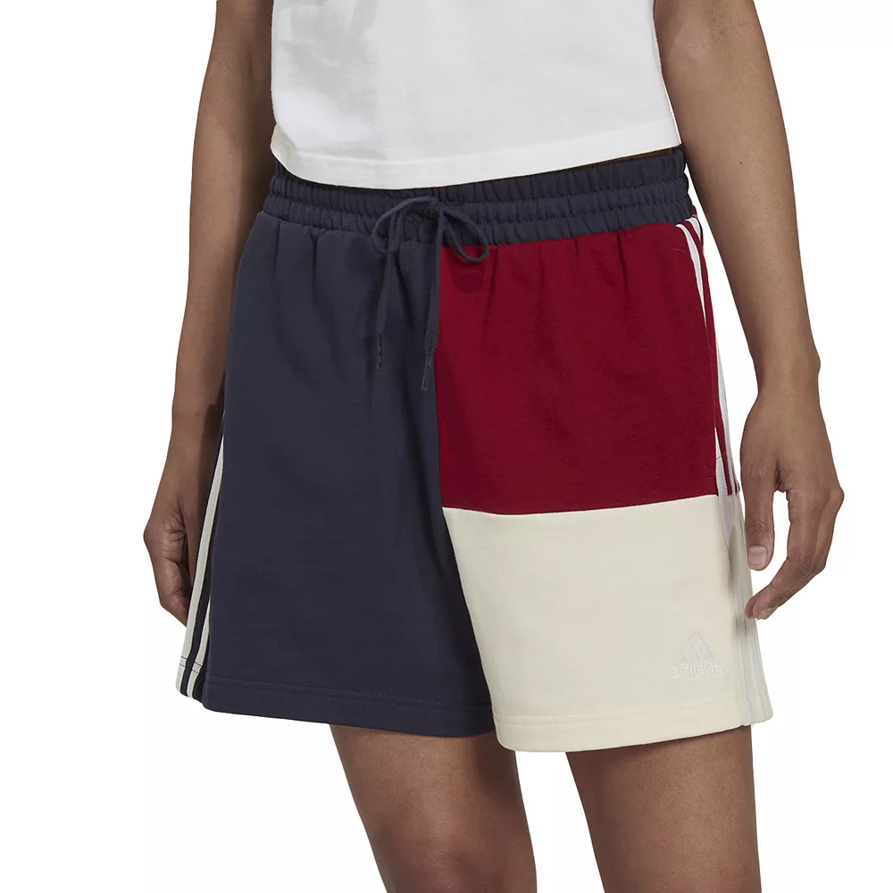Women's adidas Essentials Colorblock Oversized Shorts 3 Women's adidas Essentials Colorblock Oversized Shorts