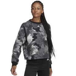 Women's adidas Floral Sweatshirt -Adidas shop 5521125 Black Multicolor