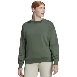 Women's adidas Studio Lounge Loose Sweatshirt 13 Women's adidas Studio Lounge Loose Sweatshirt -Adidas shop 5521135 Green Oxide