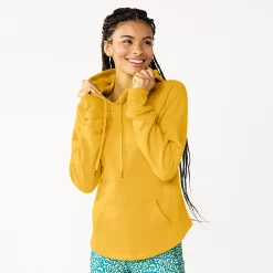Women's Tek Gear® Ultrasoft Fleece Hoodie -Adidas shop 5522495 Brassy Gold