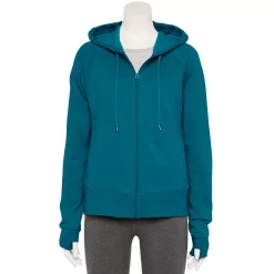 Women's Tek Gear® Ultrasoft Fleece Jacket -Adidas shop 5523198 Night Life Teal