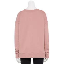 Women's Tek Gear® Ultrasoft Fleece V-Neck Sweater -Adidas shop 5523827 ALT