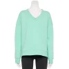 Women's Tek Gear® Ultrasoft Fleece V-Neck Sweater -Adidas shop 5523827 Shy Green