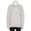 Petite Tek Gear® Ultrasoft Fleece Cowlneck Tunic -Adidas shop 5525191 Metro Heather