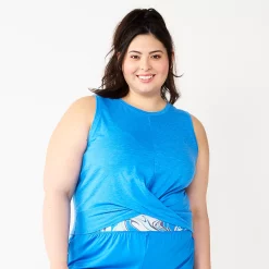 Juniors' Plus Size SO® Solid Cropped Twist-Front Tank 12 Juniors' Plus Size SO® Solid Cropped Twist-Front Tank -Adidas shop 5526785 Duchess Blue