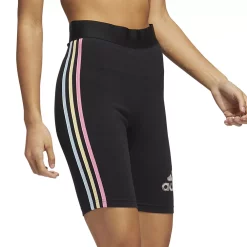 Women's adidas Badge Of Sport 3-Stripes Bike Shorts -Adidas shop 5527109 Black