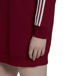Women's adidas Essentials 3-Stripes Sweatshirt Dress -Adidas shop 5527111 ALT3