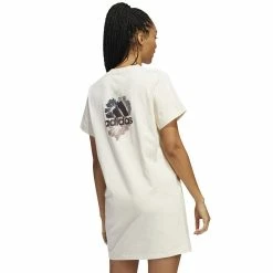 Women's adidas Floral Graphic T-Shirt Dress -Adidas shop 5527113 ALT